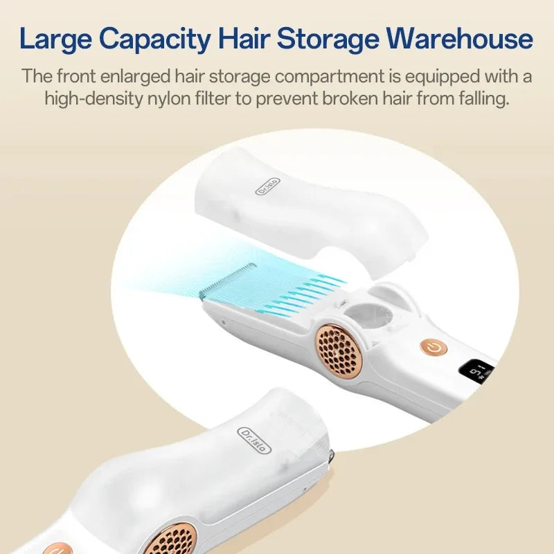 Hair-absorbing Hair Clipper Low Noise Baby Hair IPX7 Waterproof Household Children Clipper Electric Clipper Baby Care