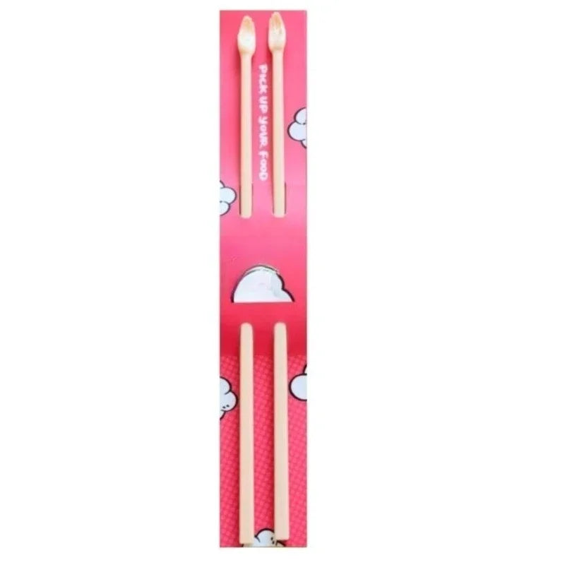 A pair Creative Palm Chopsticks Plastic small hands cat claws chopsticks Kitchen supplies Reusable chopsticks