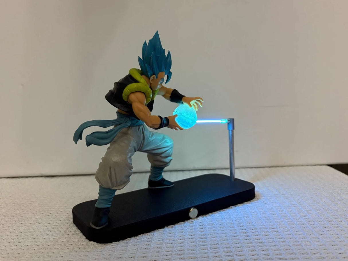 Gogeta Magnetic Energy Wave Night Light 12-Hour Battery Charging version Lamp Creative Ambient Light Gift Dragon Ball Super Lamp