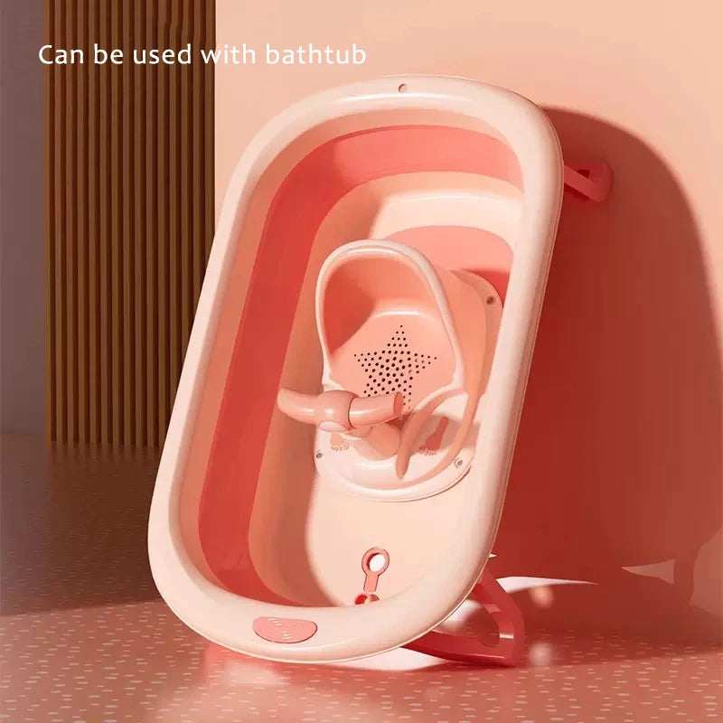 Infant Shower Seat Portable Baby Sit Take Shower Young Children Bathroom Bath Newborns Home Travel Can Used With Bathtub