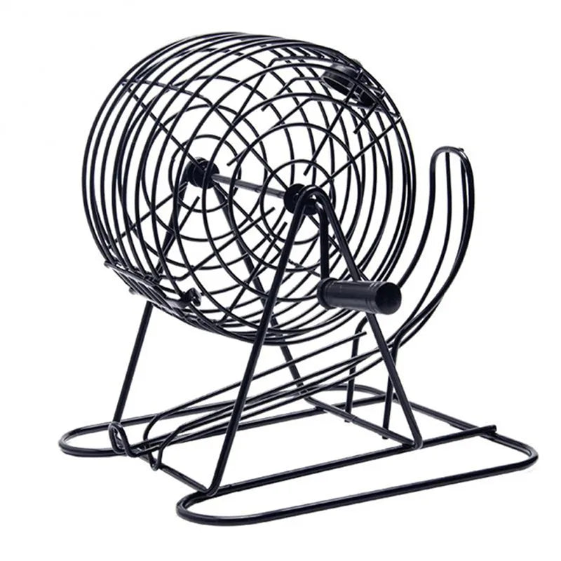 Deluxe Bingo Set Board Game Toys Large Groups Gathering Party Lottery Game Props Manual Lottery Machine Tabletop Game Toys