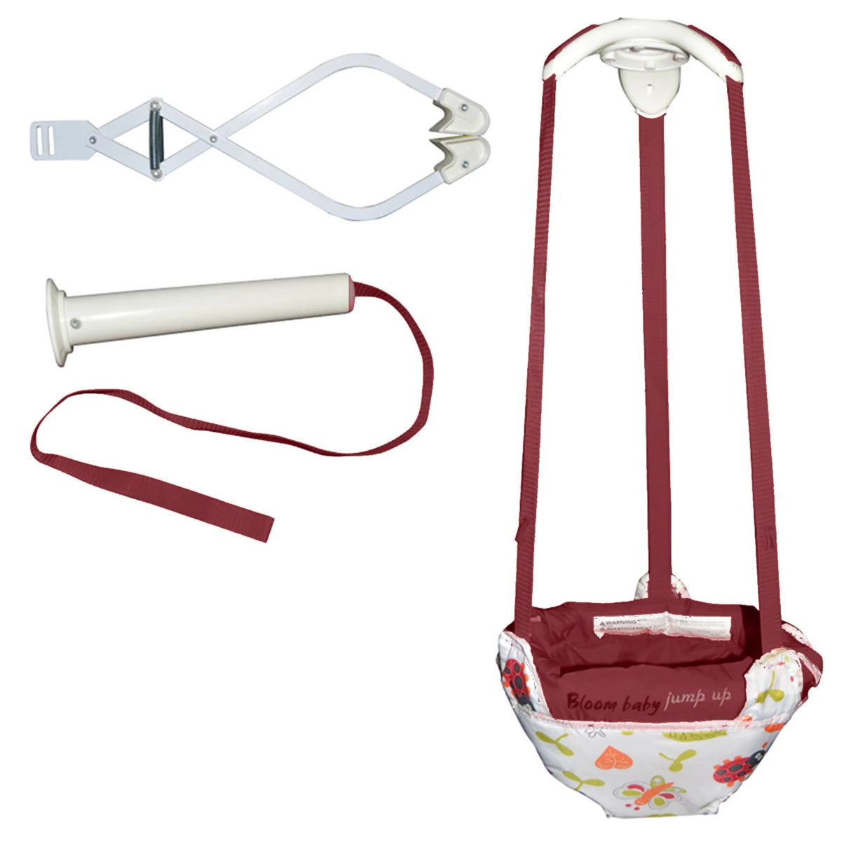 Baby Bounce Seat Portable Door Swing Jumper Exerciser With Adjustable Strap For Toddlers Infants 6 Months To 2 Years Old