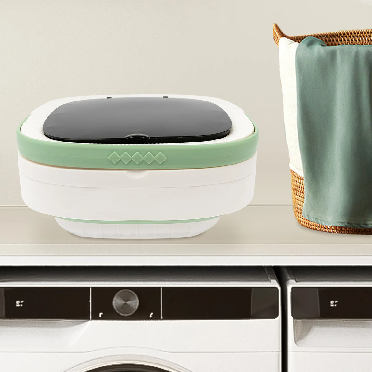 12L Portable Small Washing Machine Collapsible Washer Spin Dryer Apartment Travel Socks Underwear Panties Washing Machine