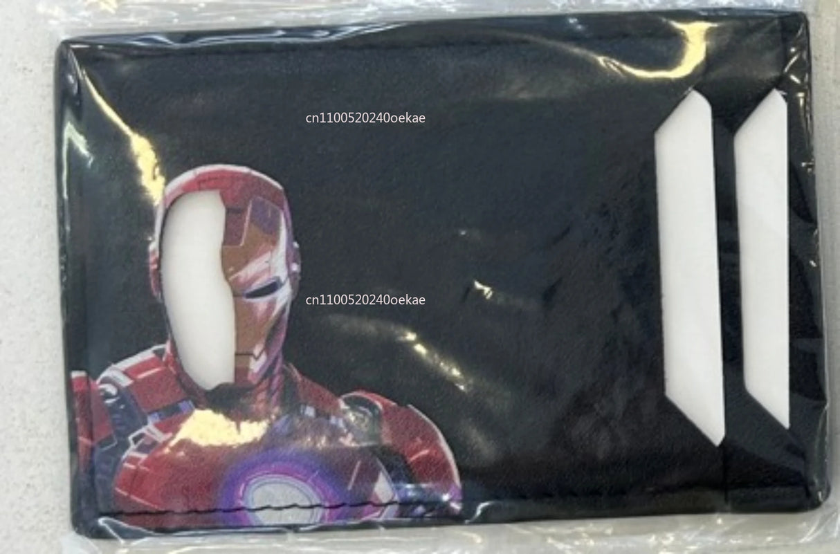 New Leather Superhero Mask Wallet Personalized Card Holder Heroic Wallet Gift