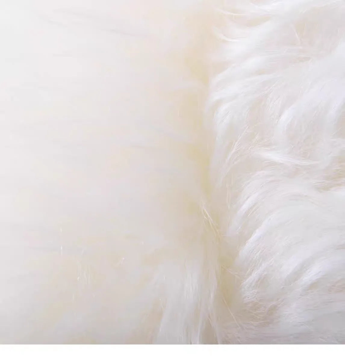 Long Soft Faux Sheepskin Fur Area Rugs Living Room Bedroom Floor Mat Shaggy Silky Plush Carpet Faux Fur Rug Decor Mats