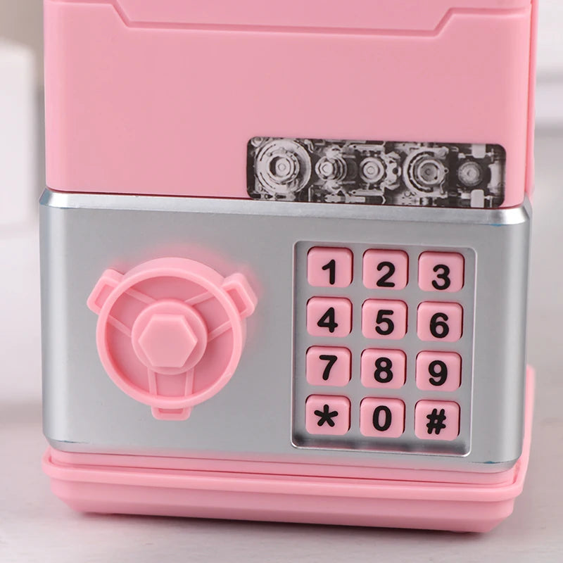 Kids Money Bank, Plastic Password Piggy Bank Mini ATM Cash Coin Money Box For Kids Birthday Toy For Children,ATM Banks Box