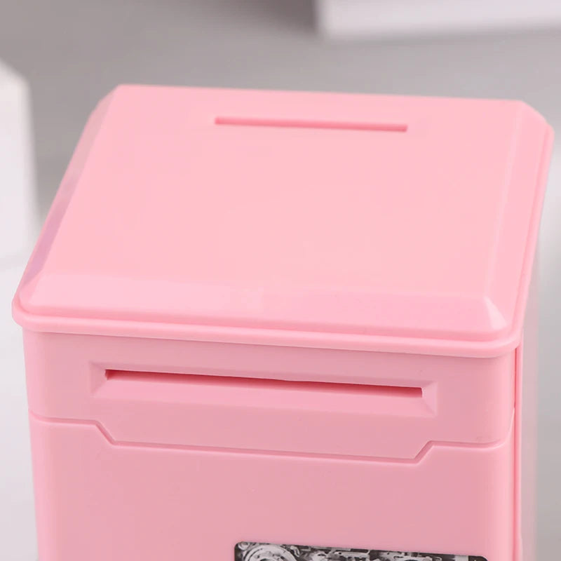 Kids Money Bank, Plastic Password Piggy Bank Mini ATM Cash Coin Money Box For Kids Birthday Toy For Children,ATM Banks Box