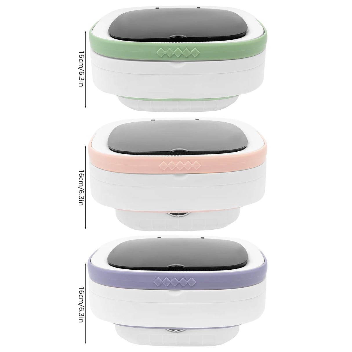 12L Portable Small Washing Machine Collapsible Washer Spin Dryer Apartment Travel Socks Underwear Panties Washing Machine