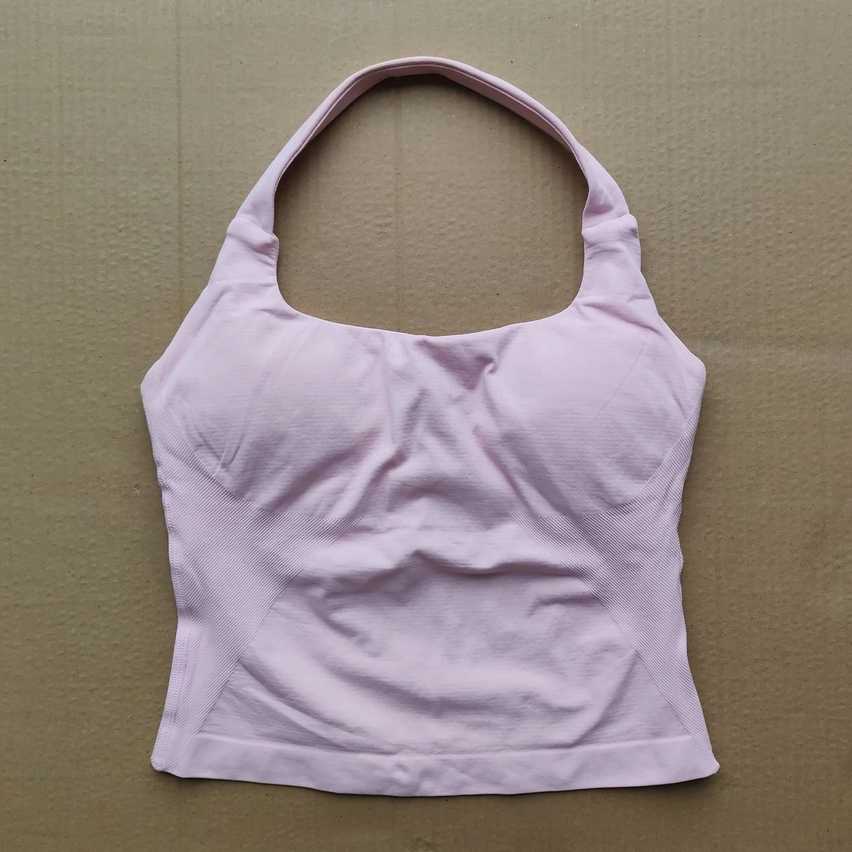 Impact Halter Top Push-Up Sports Bra Backless Design Yoga Tank Top Fitness Workout Activewear Gym Clothes Sports Bras