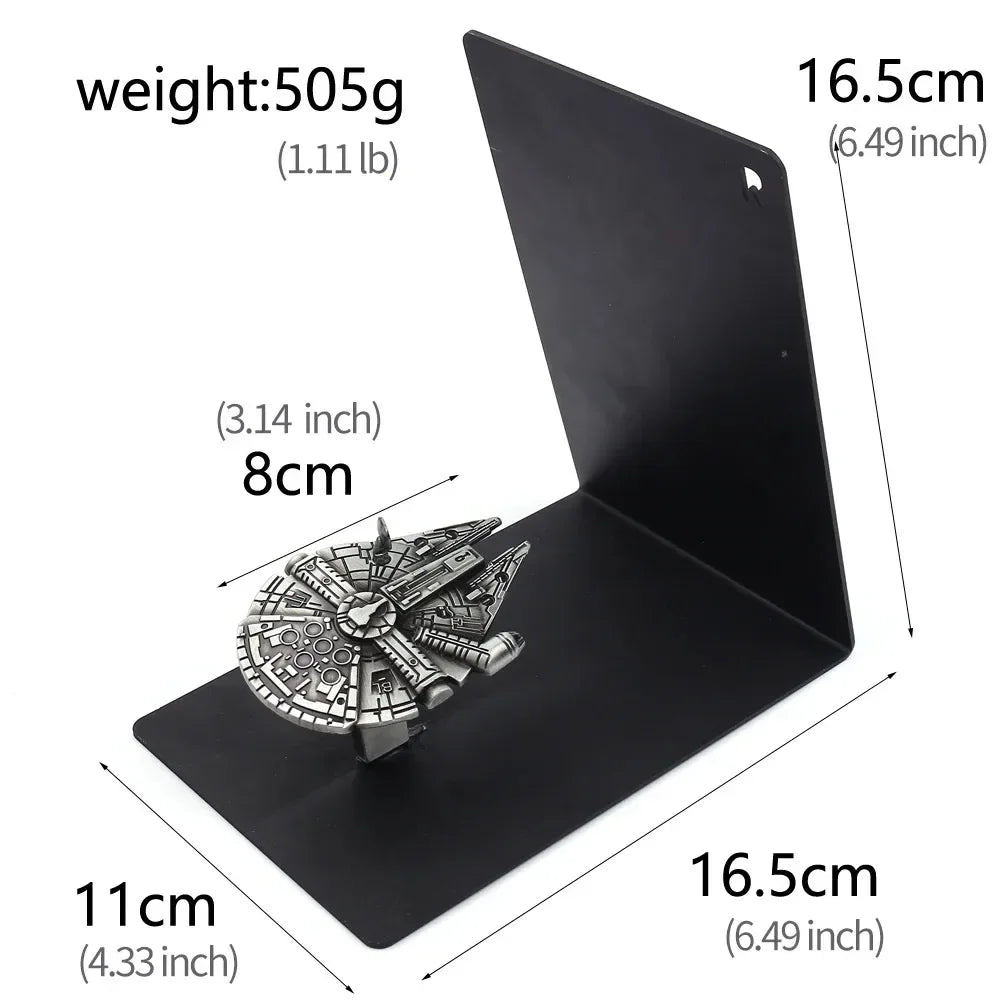 Master Yoda Bookend Sturdy Book Support Table Desk Decoration Classic Character Book Holder for Men Women Movie Fans 1PCS
