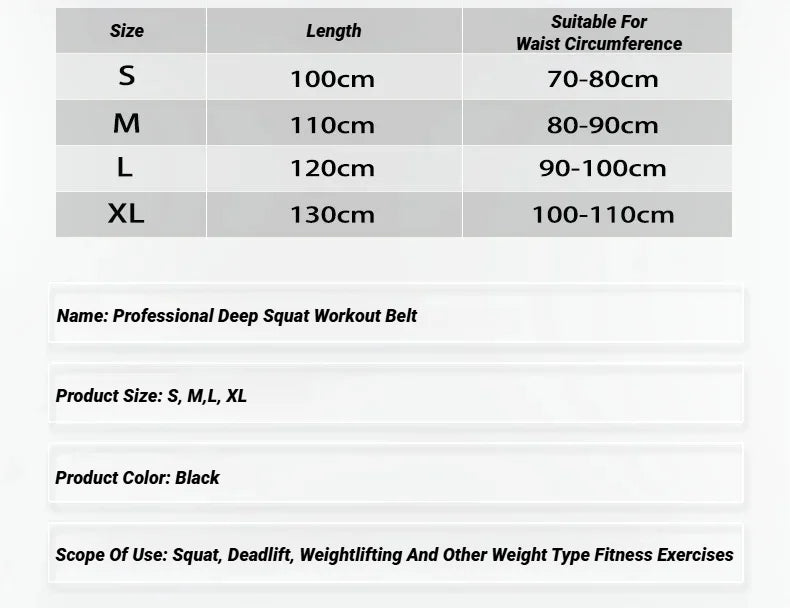 Professional Waist Support Sports Safety Belt Protection Fitness Deep Squat Weightlifting Training Cowhide Weightlift Deadlift