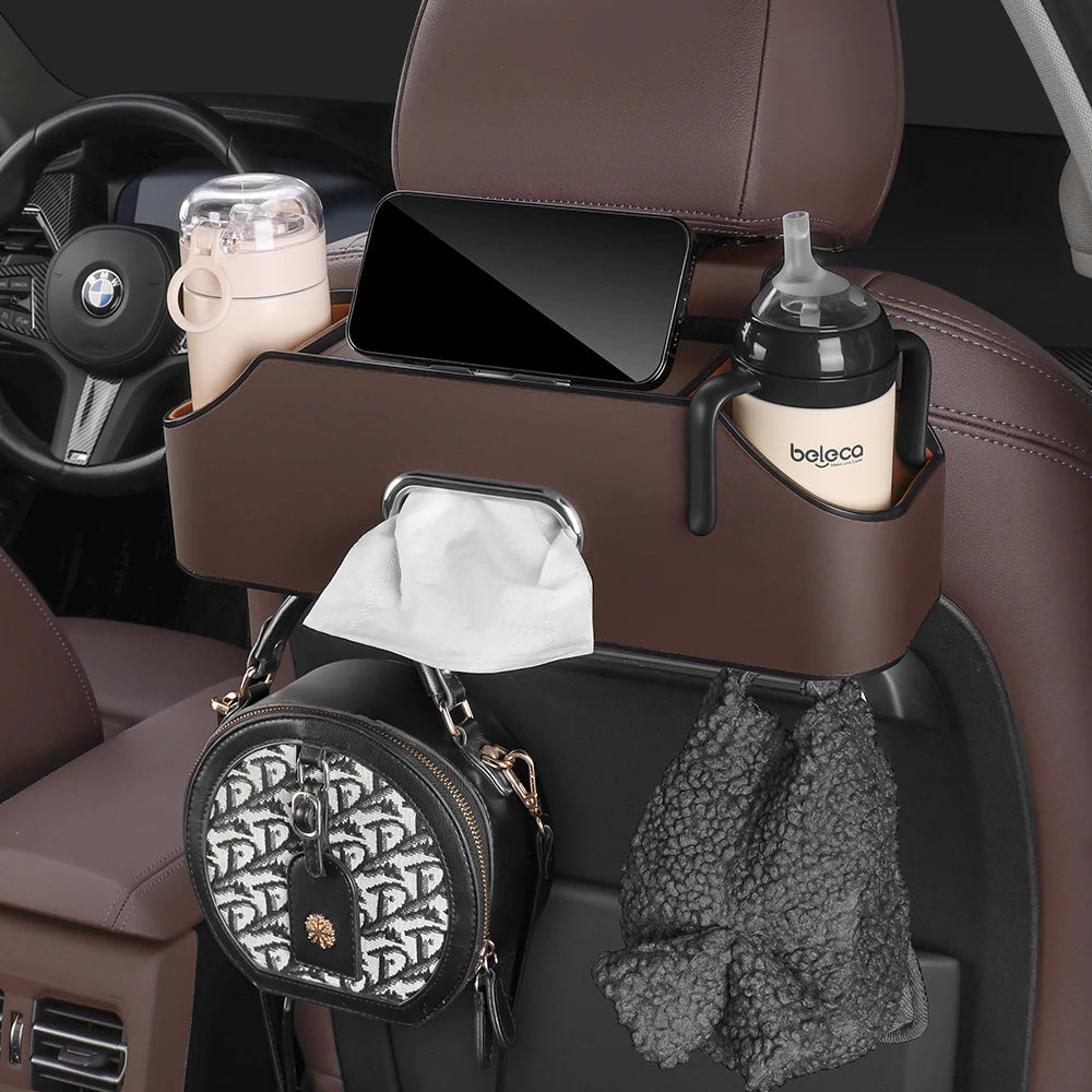 Car Tissue Box Cup Holder Backseat Seat Back Storage Multifunctional Bag Accessories For Jeep Cherokee COMPASS RENEGADE