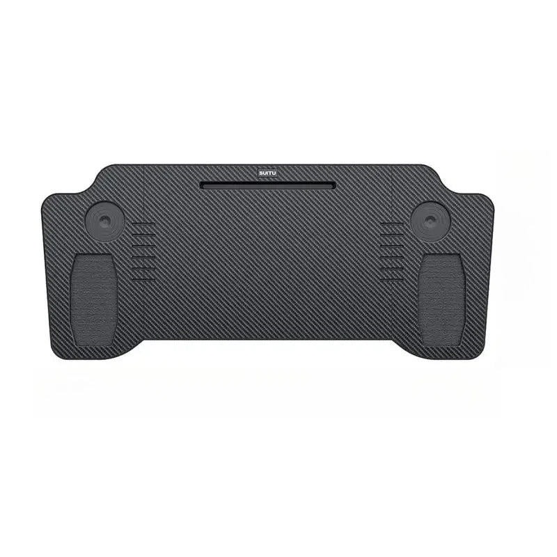 Foldable Car Laptop Desk Upgraded Tray Stand Compatible with Tesla Model 3/Y Steering Wheel Eating Table for Travel Work Camping