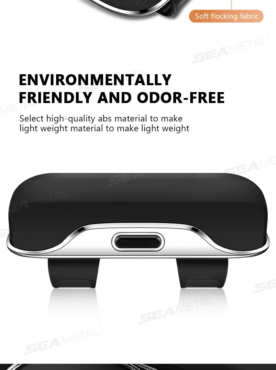 Car Glasses Box Portable Press Switch Sunglasses Holder Support Driver Goggle Case Car Sun Visor Eyeglasses Storage Box