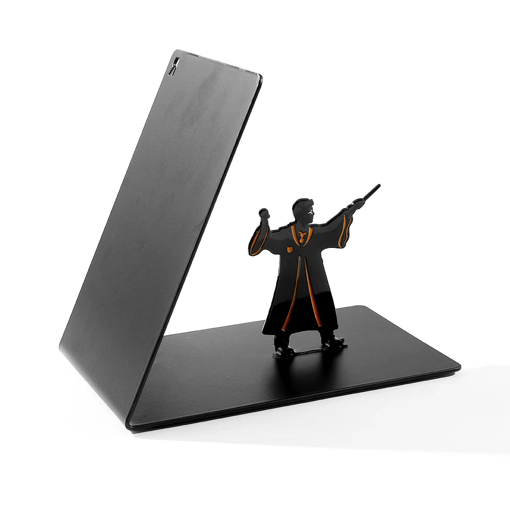 Harry Potter Range Book Ends for Fan Collection Heavy Duty Metal Bookends Office Desktop for Book Lovers Office Supplies