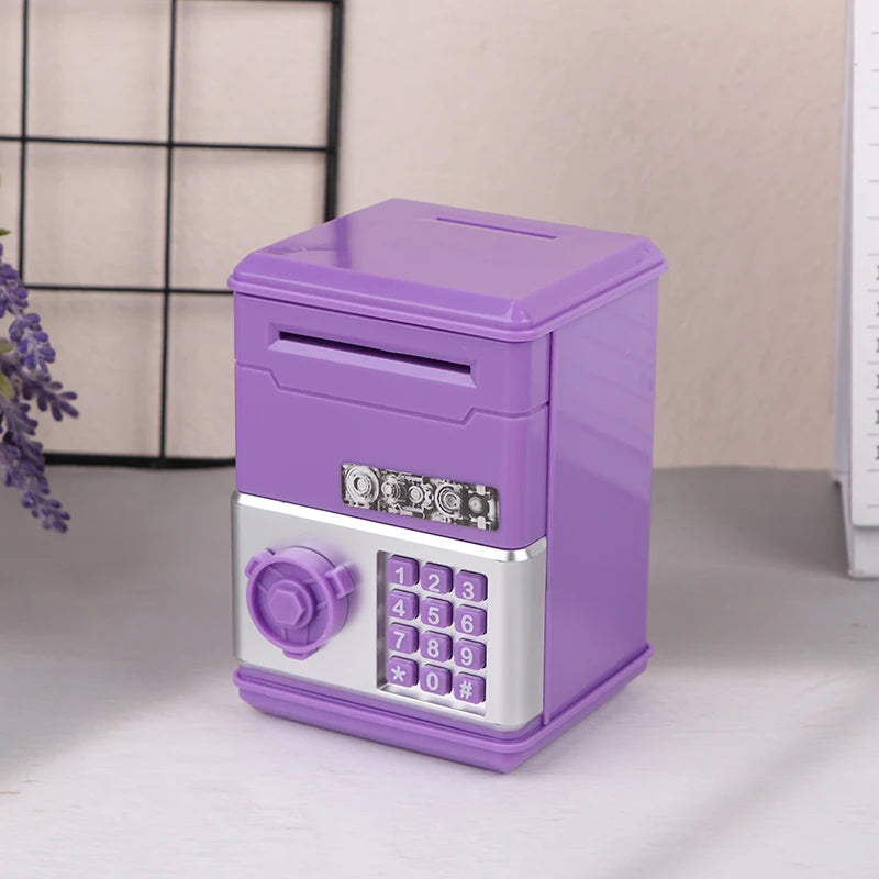 Kids Money Bank, Plastic Password Piggy Bank Mini ATM Cash Coin Money Box For Kids Birthday Toy For Children,ATM Banks Box