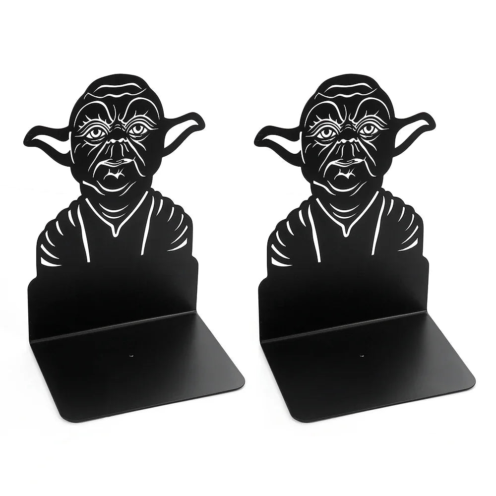Master Yoda Bookend Sturdy Book Support Table Desk Decoration Classic Character Book Holder for Men Women Movie Fans 1PCS