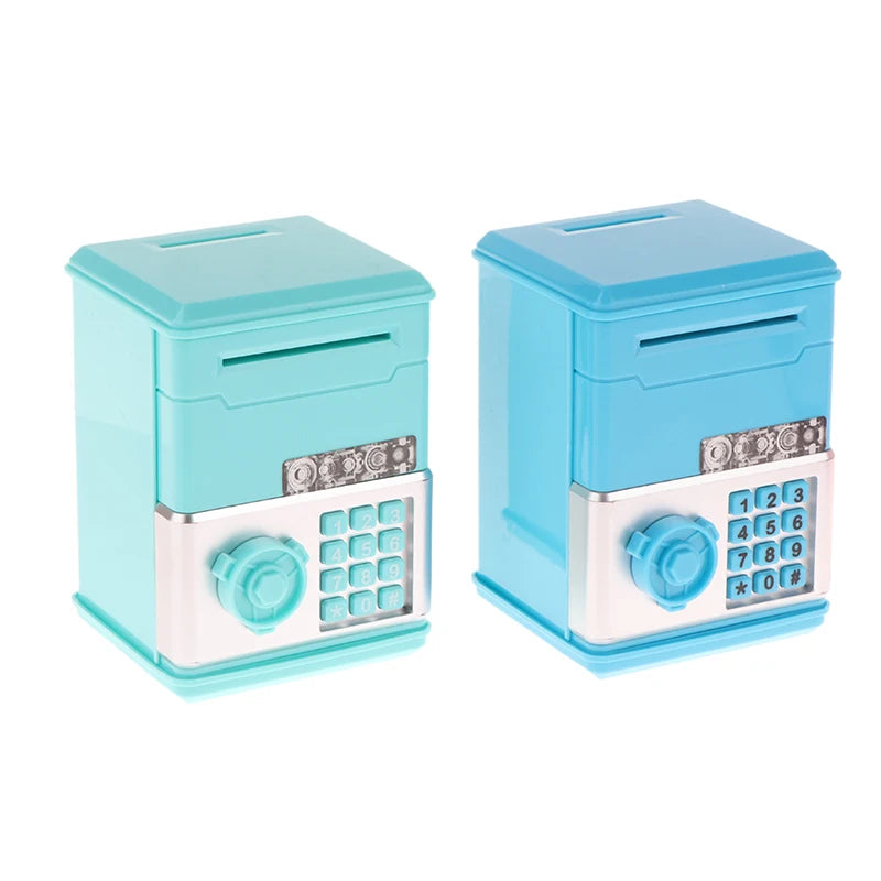 Kids Money Bank, Plastic Password Piggy Bank Mini ATM Cash Coin Money Box For Kids Birthday Toy For Children,ATM Banks Box