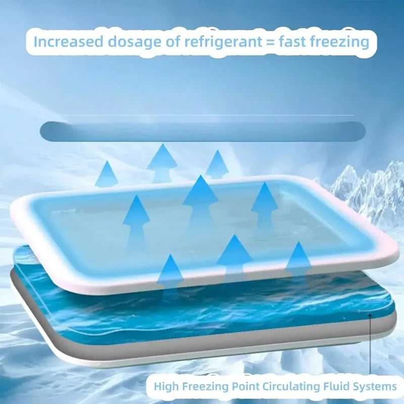 New Ice Cream Maker Stir Fry Yogurt Machine Handmade DIY Ice Cream Roll Sweet Spot Cold Plate Summer Ice Cream Tool Household