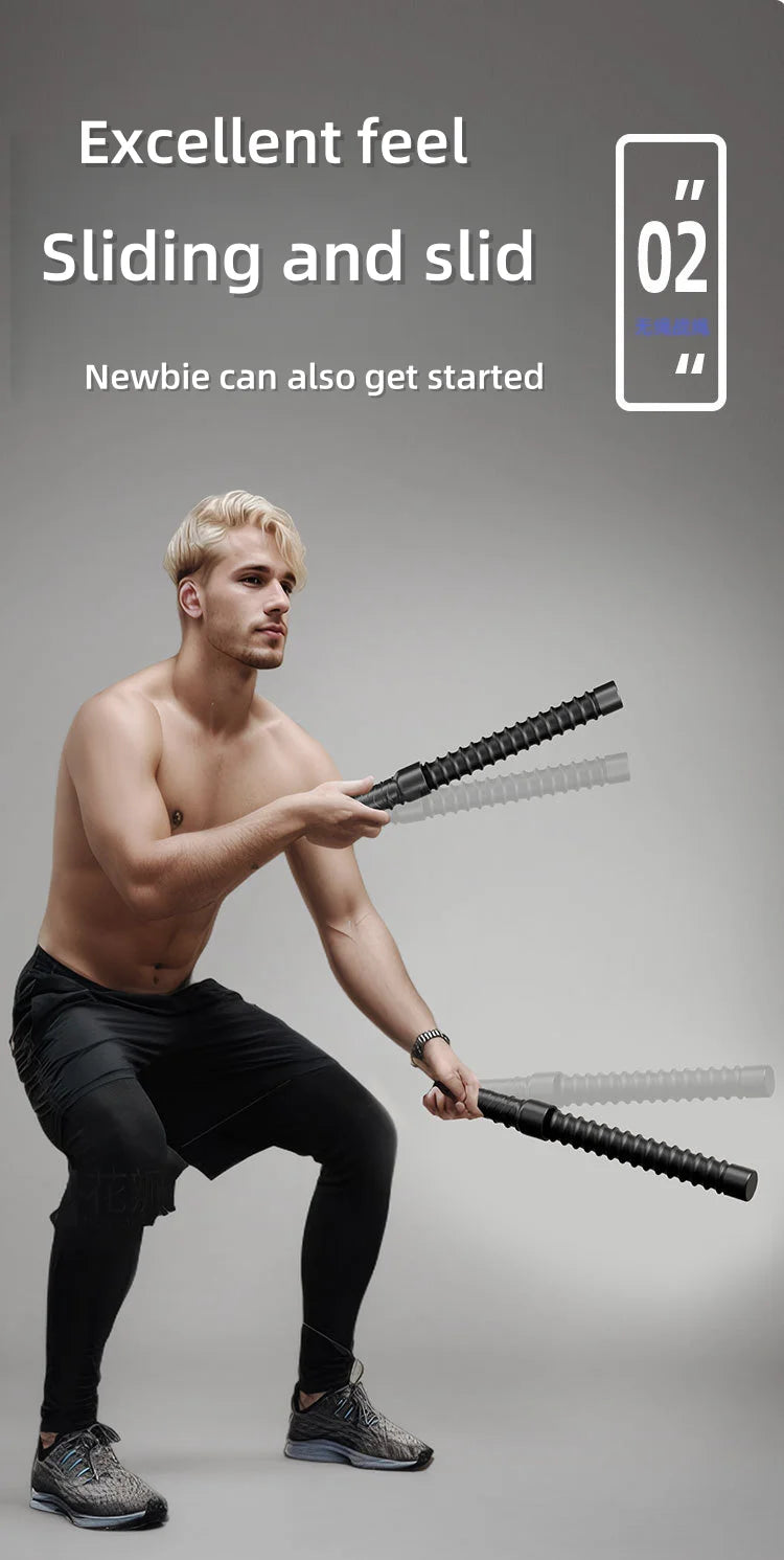 2 Pack Ergonomic Strength Training Grip Triceps Express Arm Muscle Expander Spring Fitness Trainer for Home Gym Workout