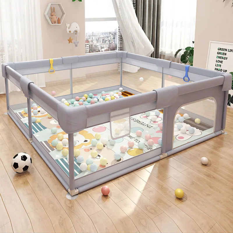 Breathable Mesh Children’s Playpen – 4 Floor Sizes