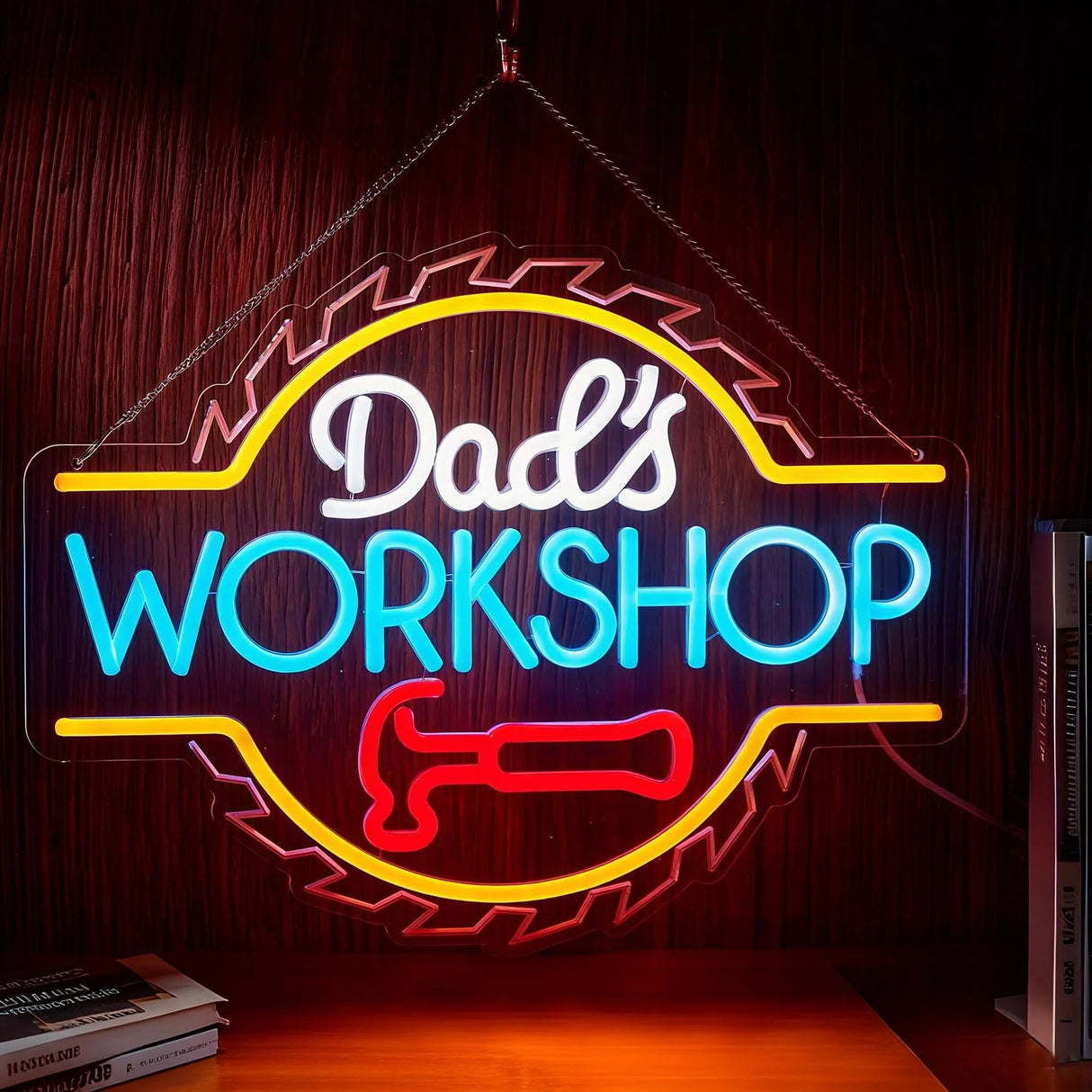 Dad's Workshop Neon Sign ,Fathers Day Gift,Custom Grandpa's Workshop ,Toys Fixed Free Grandpa Neon Sign,Gift For Dad & Grandpa