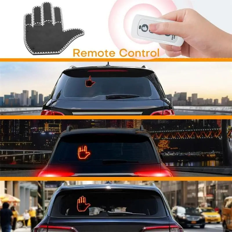 Remote-Controlled LED Hand Gesture Display Light – 3 Modes