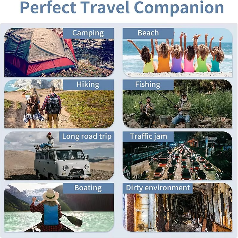 Portable Toilet Easy Folding Outdoor Camping Toilet Travel Emergency Toilet