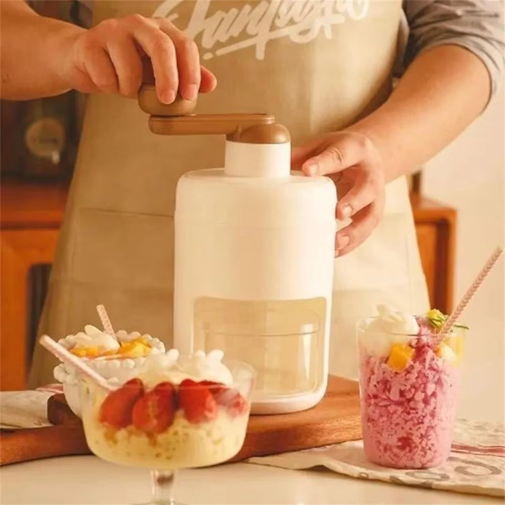 Diy Household Hand-Operated Shaved Ice Milk Shake Making Smoothie Machine Kitchen Hand Ice Breaker Mein Mein Ice Shaved Ice