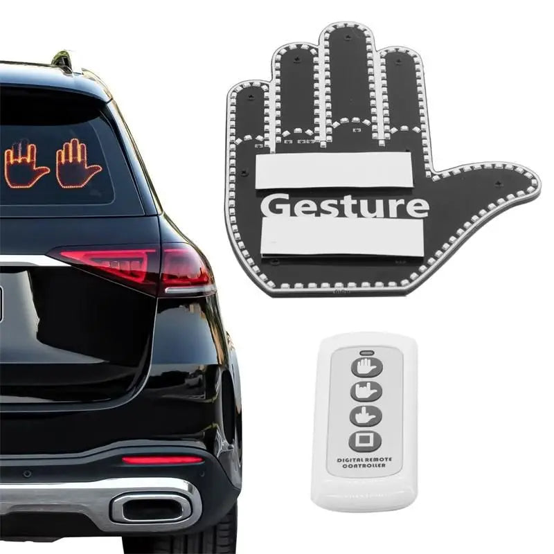 Remote-Controlled LED Hand Gesture Display Light – 3 Modes