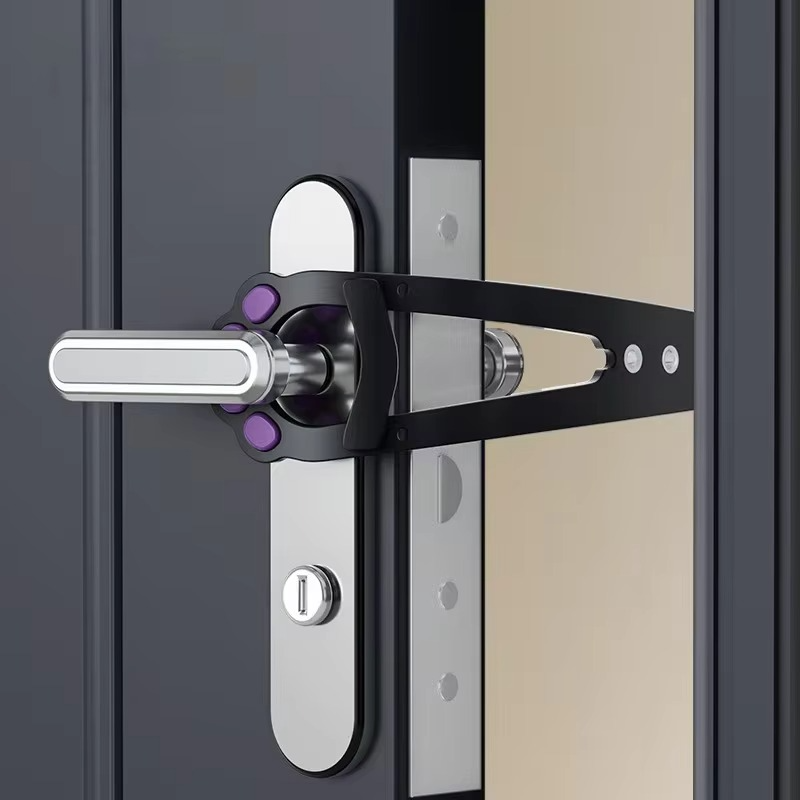 Adjustable Pet Door Latch Strap for Cat Access