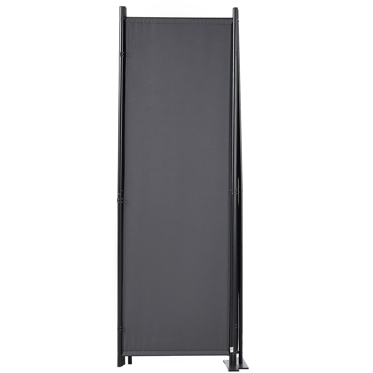 Room Divider 4-Panel Folding Privacy Screen Stand 224 x 171cm Dark Gray