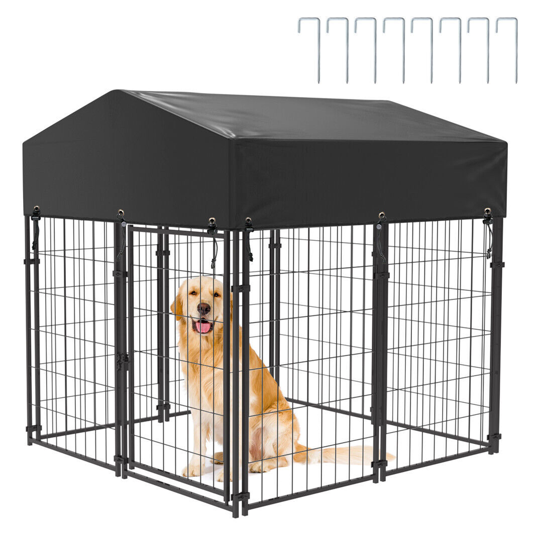 Galvanised Steel Pet Enclosure with Oxford Cover – 3 Sizes