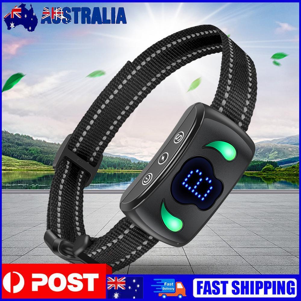 Anti-Bark Electric Shock Pet Dog Training E-Collar Obedience Remote Control AU