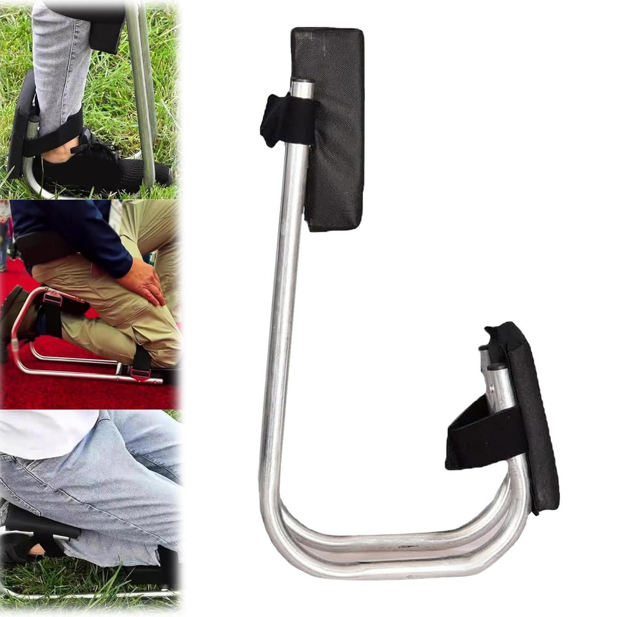 Kneeler Seat for Gardening - Portable Gardening Kneeling Stool,Lightweight Garden Kneeling Stool and Kneeler, Strap on Kneeling Device Labor-Saving Tools for Ergonomic Knee Protection