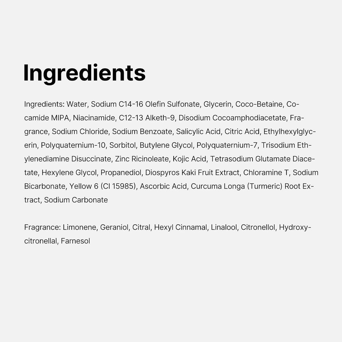 Turmeric & Kojic Acid Hydrating Body Wash – 400 ml