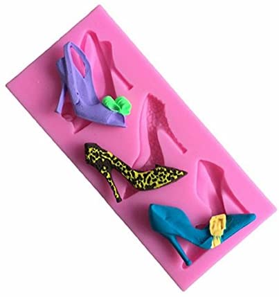 Silicone High-heel Shoes Design Fondant