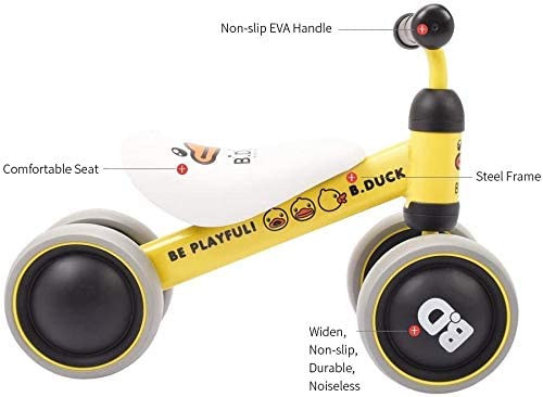 Baby Balance Bike Children Walker Toddler Ride On No Pedal Push Bicycle