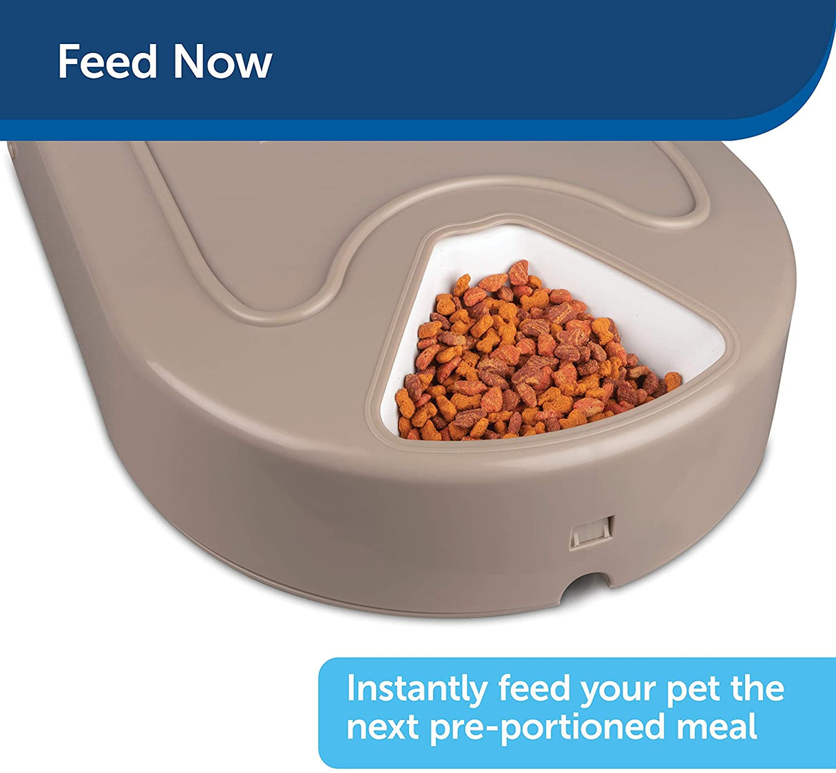5 Meal Automatic Dog and Cat Feeder, Dispenses Dog Food or Cat Food, Digital Clock