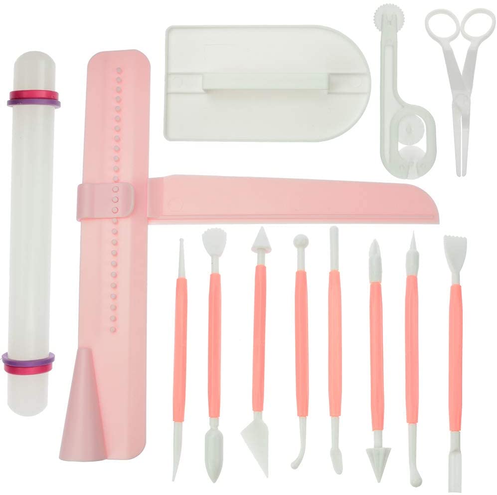 Fondant Cake Decorating Tool (Set of 14)