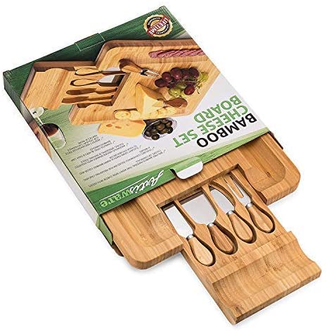 Dynamic Gear Bamboo Cheese Board Set