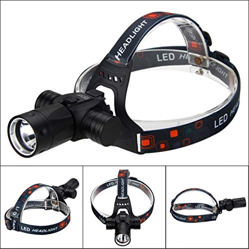 Aluminum Waterproof Diving Swimming Hiking Camping Hunting Fishing Headlamp Underwater 1800 Lumen Safety Head Light Flashlight