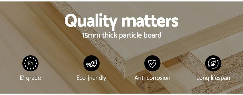 Artiss TV Cabinet Entertainment Unit Stand RGB LED Gloss Furniture 215cm White