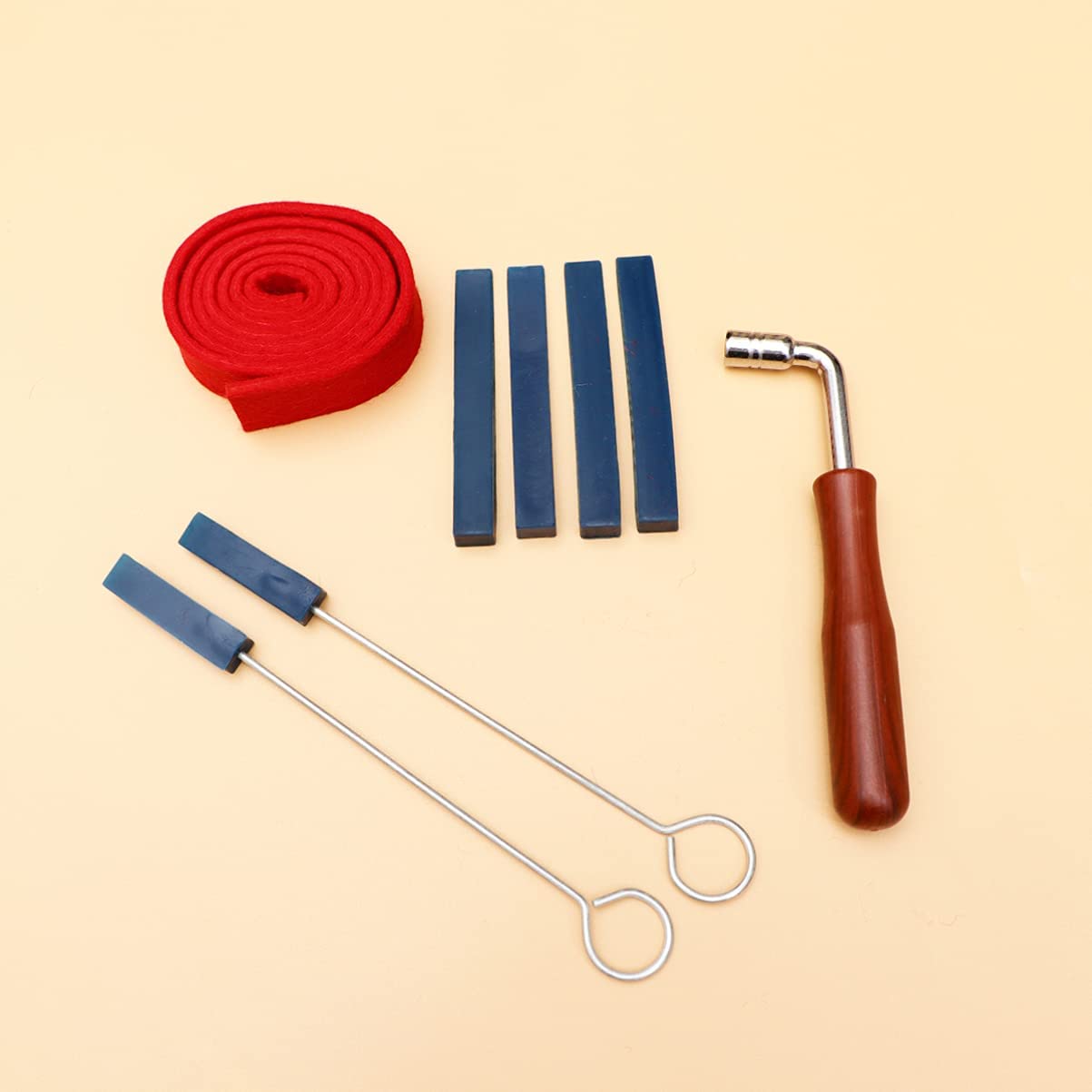 8 Pcs Professional Piano Tuning Mute Kit