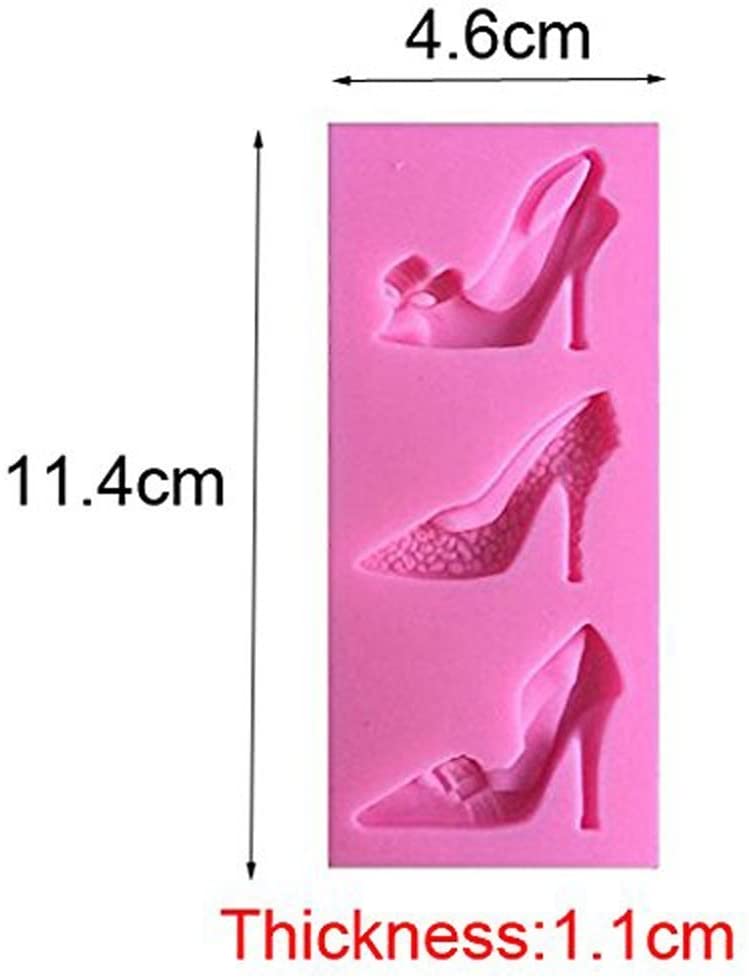 Silicone High-heel Shoes Design Fondant