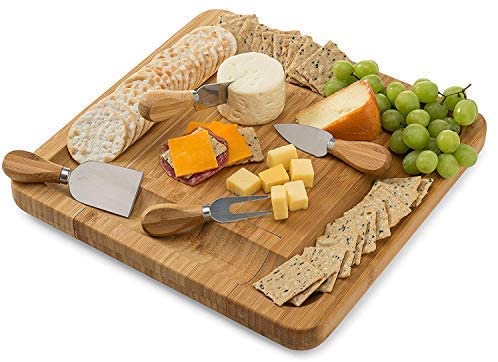 Dynamic Gear Bamboo Cheese Board Set