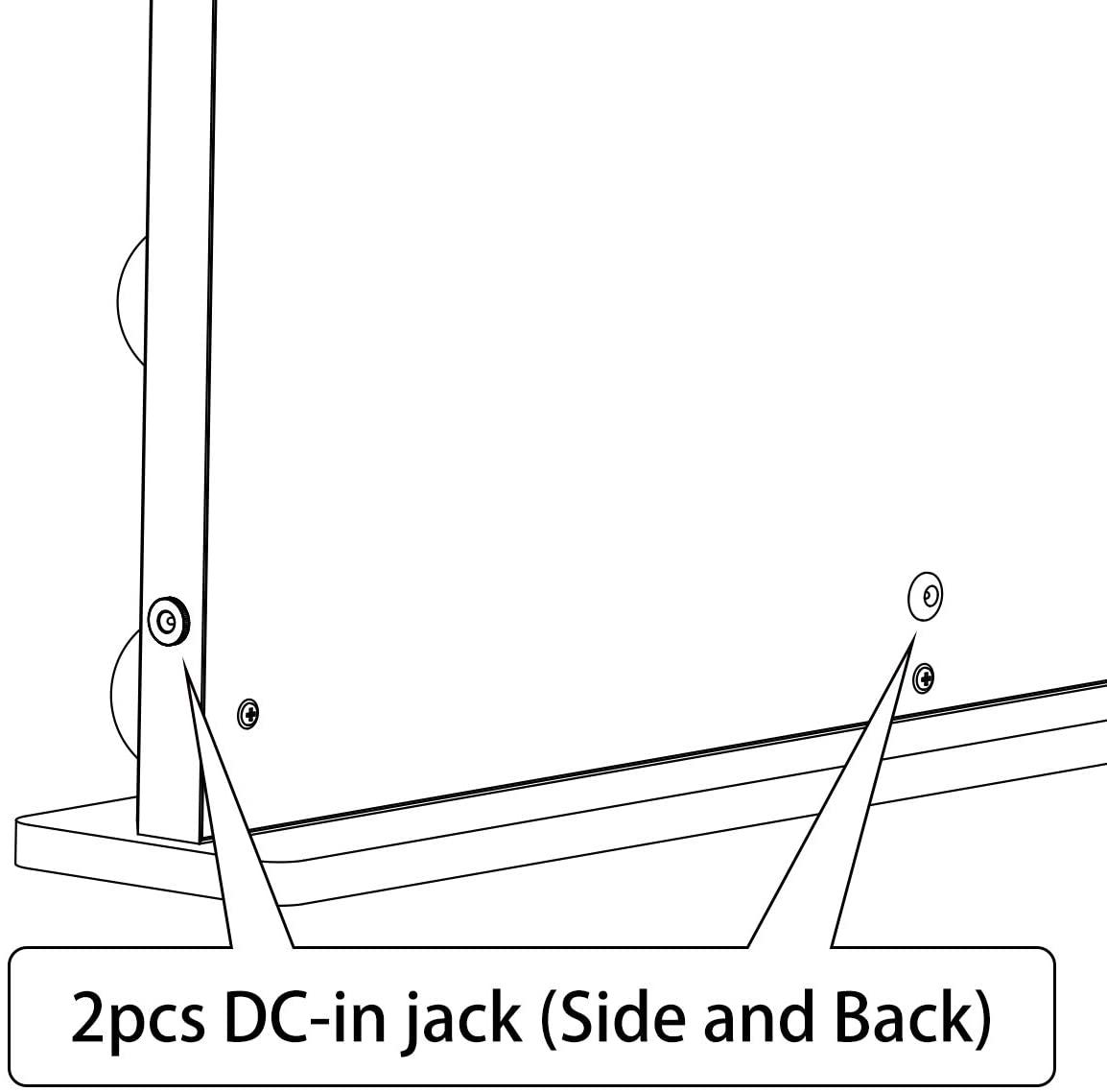 Hollywood Lighted Makeup Mirror