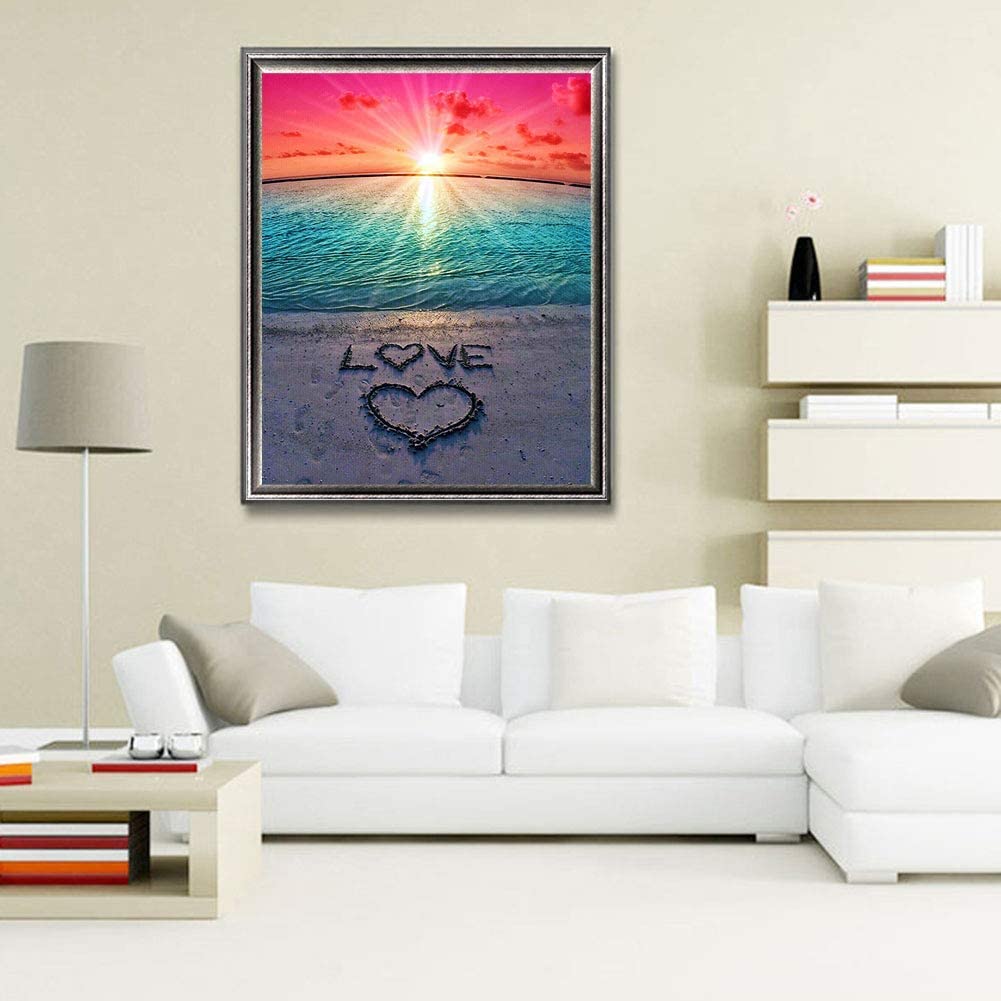 5D Sunset Love Diamond Painting