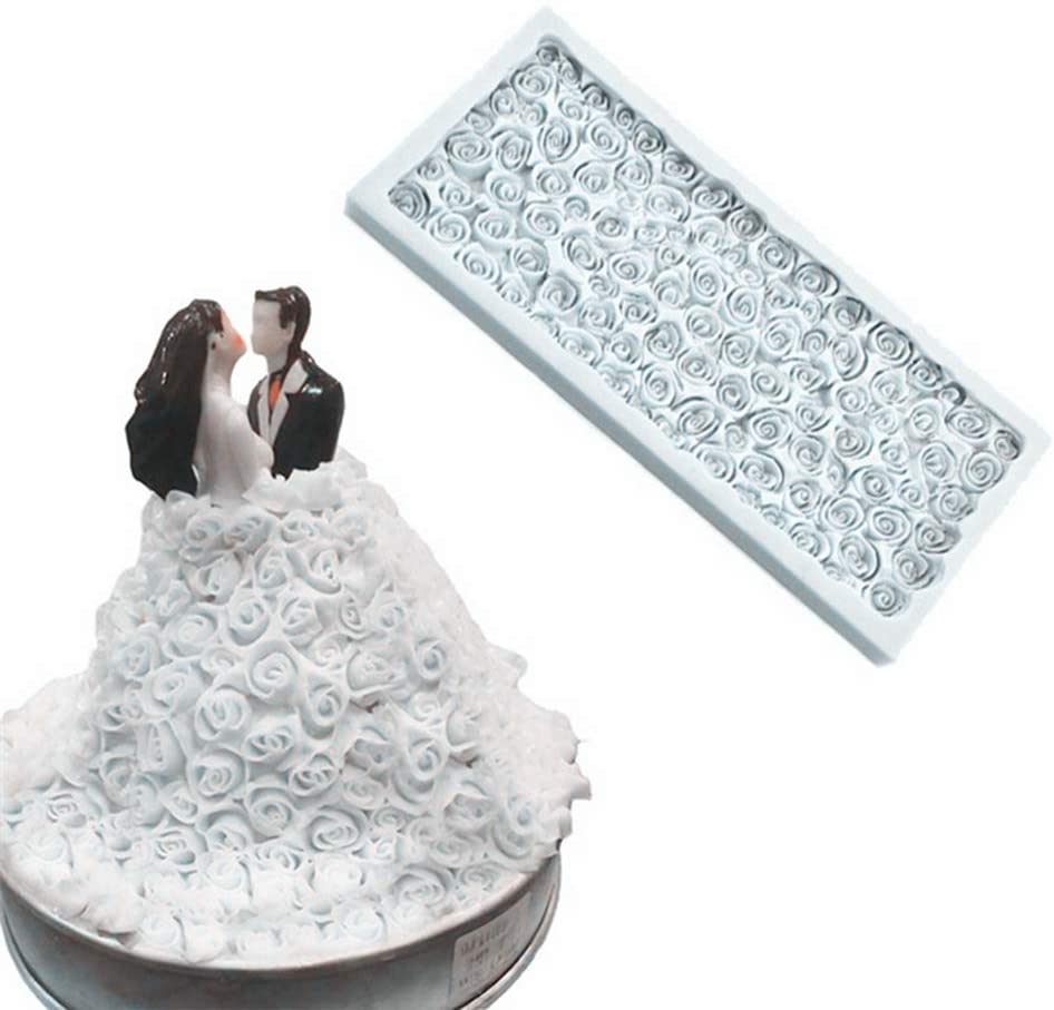 Three-Dimensional Rose Bride Cake Mold