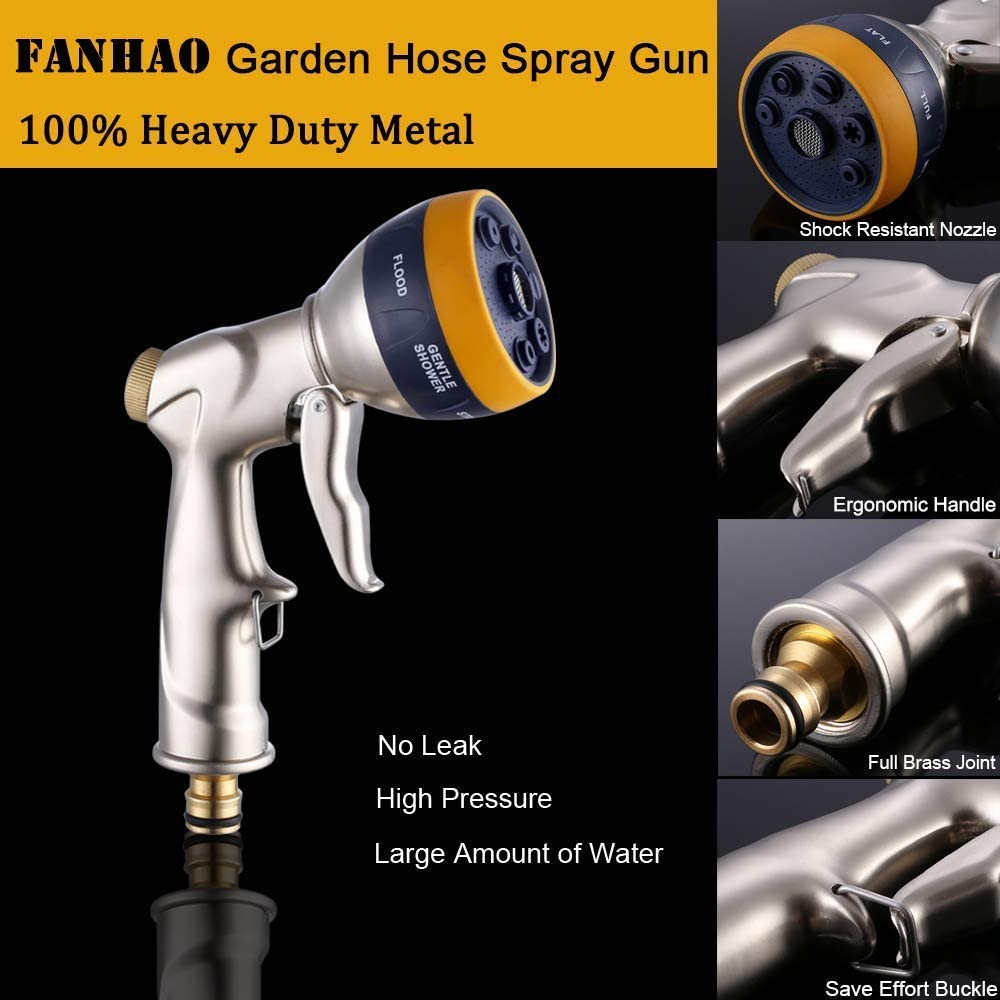 Multi Garden Hose Spray Gun-7 Patterns